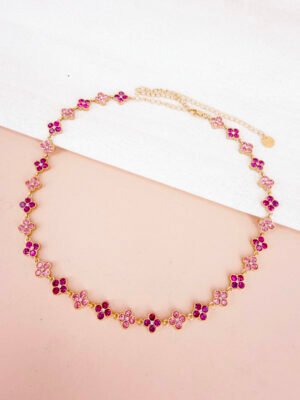 Collier Lena – Princesse rose