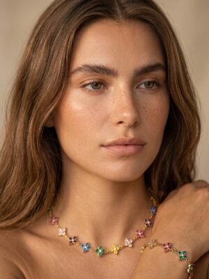 Collier Louise – Princesse multicolore