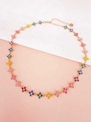 Collier Louise – Princesse multicolore