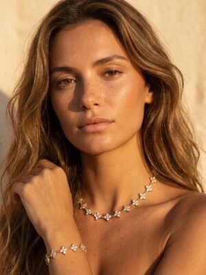 Collier Adele – Princesse acier inoxydable or