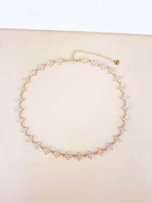 Collier Adele – Princesse acier inoxydable or