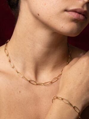 Collier Berenice – Motif grands maillons ovales