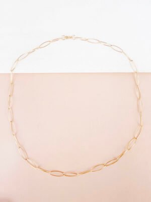 Collier Berenice – Motif grands maillons ovales